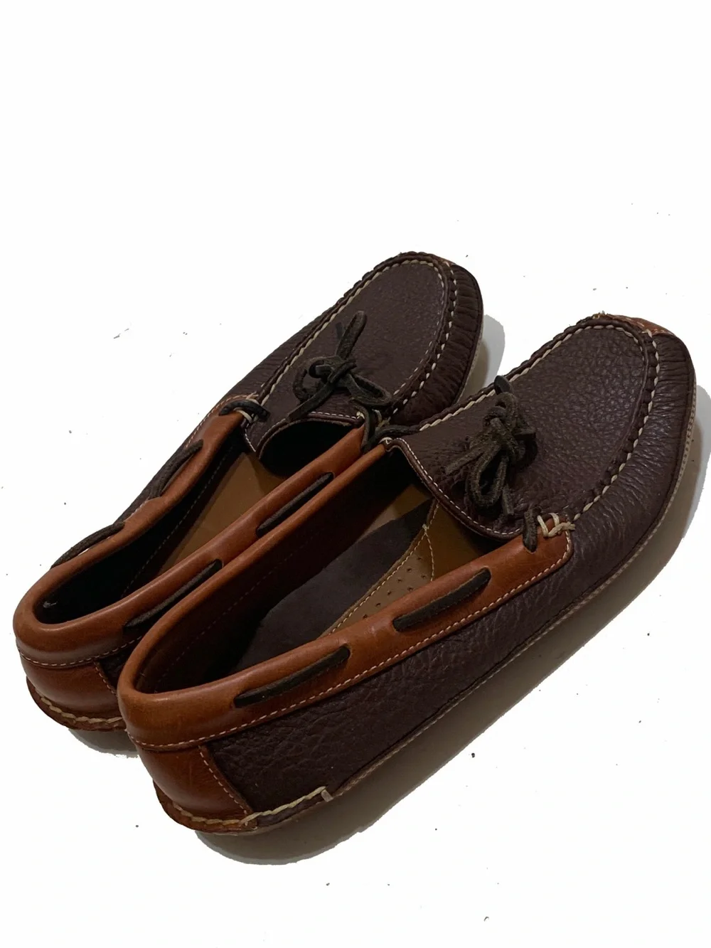 8 / L.L. Bean Men's Bison Double-Sole Slippers, Leather